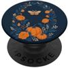 Modern Botanical Floral Art for Nature L Autunno Floreale Zucca Falena Corona Botanica Mood PopSockets PopGrip Adesivo