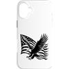 Cute Falcon Bird for Birthday 4th of Jul Custodia per iPhone 16 Plus Fantastico design volante con falco uccello amante degli animali per uomini e donne