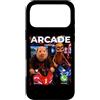 Brainrot Racing Game Meme Custodia per iPhone 17 Pro Max John Pork Tung Sahur Arcade Moto Racing Dynamic Duo