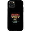 Legend Since Birthday Custodia per iPhone 11 Pro Awesome Since July 2008