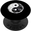 Feng Shui Meditation Spiritual Stained G Simbolo del taoismo dell'armonia dell'equilibrio della spiritualità cinese Yin Yang PopSockets PopGrip Adesivo
