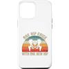 Funny Bionic Woman Hip Surgery Gifts Custodia per iPhone 12 Pro Max Un pulcino dell'anca con uno scheletro retrò tramonto dell'anca
