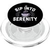 Tea And Wellness Tea Lover Herbal Tea Mi Tè calmante per il rilassamento e il rituale del tè di auto-cura PopSockets PopGrip per MagSafe