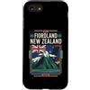 Fiordland Travel Art Studio Custodia per iPhone SE (2020) / 7/8 Fiordland, bandiera della Nuova Zelanda, grafica da viaggio