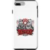 Samurai and Dynasty Imperial Harmony Ris Custodia per iPhone 7 Plus/8 Plus Imperiale Equilibrio Samurai Imperatrice Imperatrice Sol Levante