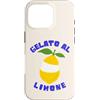 Amalfi Coast Italian Summer Designs Custodia per iPhone 16 Pro Gelato Al Limone Sorbetto al Limone Italia