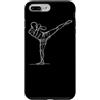 Kickboxing Nak Fighter Arti Marziali Custodia per iPhone 7 Plus/8 Plus Regalo di combattente di boxe Muay Thai Kickboxing Nak Muay