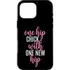 Fun Hip Replacement Surgery & Hip Surger Custodia per iPhone 16 Pro Max Un pulcino dell'anca con un nuovo anca - Divertente sostituzione dell'anca bionica