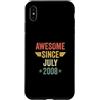 Legend Since Birthday Custodia per iPhone XS Max Awesome Since July 2008