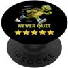 Fast Enough Tortoise Tartaruga in esecuzione No Smettere 5 Stelle PopSockets PopGrip Adesivo