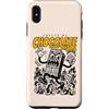 Retro Kaiju Chocolate & Chaos Vintage Ca Custodia per iPhone XS Max Cioccolato e caos Kaiju Mostro Divertente Retro Choco Cartoon
