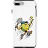 Athletic Sport Graphics Colorful Court A Custodia per iPhone 7 Plus/8 Plus Top Spin Tennis Ball Ice Cream Drip Rainbow Racket Colorful