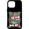 Costa Smeralda Travel Art Studio Custodia per iPhone 16 Pro Max Costa Smeralda Sardegna Italia Bandiera Costa Smeralda Viaggio Grafico