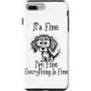 Funny Meme Shirts and Gifts for Men Wome Custodia per iPhone 7 Plus/8 Plus Va bene, sto bene, va tutto bene, divertente meme Beagle Dog