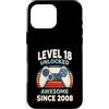Level 18 Unlocked Awesome Since 2008 Custodia per iPhone 16 Pro Max Livello 18 sbloccato fantastico dal 2008