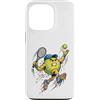 Athletic Sport Graphics Colorful Court A Custodia per iPhone 13 Pro Top Spin Tennis Ball Ice Cream Drip Rainbow Racket Colorful