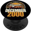 Jahrgang 2000 26. Geburtstag Awesome Grande da dicembre 2000 26° compleanno frase 26 anni PopSockets PopGrip Adesivo