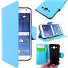 ebestStar - Cover Compatibile con Samsung J5 Galaxy SM-J500F (2015) Custodia Portafoglio Pelle PU Protezione Libro Flip, Blu [Apparecchio: 142.1 x 71.8 x 7.9mm, 5.0'']