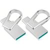 Vansuny Chiavetta USB C/USB-A 64 GB 3.0, Argento, 2 Pezzi