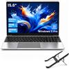 Breloom Breoom PC Portatile 15.6 FHD, 16GB DDR4 RAM 256GB SSD Celeron 5205U, Impronta, Tastiera retroilluminata, Webcam, USB 3.0 * 2, Wi-Fi 5, Win 11 Pro Laptop per Studenti