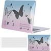 FFBOFFC Custodia Compatibile per MacBook Neo da 13 pollici Modello 2026 (A3404) con chip A18 Pro, Copertina Rigida in Plastica Protettiva e Tastiera Cover, Farfalla blu