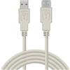 Waytex 11350 - Prolunga USB 2.0 A Maschio/A Femmina, Lunghezza 5 m, Colore: Beige