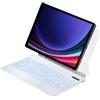 FIABANO Tastiera magnetica Bluetooth Magic Style Keyboard per Samsung Galaxy Tab S7 FE 12,4 (SM-T730/T733/T736B), supporto per tastiera wireless | Mouse trackpad | Retroilluminazione | Display