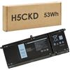 BLESYS 53Wh H5CKD batteria per Dell Latitude 3410 3510, per Inspiron 5400 5502 7500/7506-2n1(Edizione Argento), per Vostro 5301 5401 5501 serie