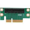 Vikye Scheda Riser PCIe 4.0 X4, Design PCB con Impedenza Ad Alta Frequenza, Trasmissione Stabile, Scheda Adattatore a 90 Gradi per Server di Piccole Dimensioni 1U/2U