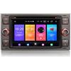 erisin Autoradio Erisin Android 10.0 da 7per Ford C-Max S-Max Fiesta Focus Galaxy Kuga Transit Connect Supporta DAB + Navi Carplay Bluetooth WiFi A2DP RDS DVB-T2 2 GB RAM + 16 GB ROM