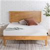 Zinus Materasso per letto convenzionale, in memory foam, bianco, 180 x 200 cm