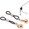 SuperLove Nonpiercing Nipple Jewelry Bells Gold