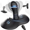SuperLove Anal Grinder with 360 Rotations & Strong Vibrations Triple Motor & Remote Black