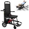 ENCAREFOR Saliscale Elettrico 2026, 33 Kg Con Batteria, Portata 165 Kg, Sedia A Rotelle Elettrica Pieghevole Per Interno Ed Esterno, Cinghie In Gomma, Ausilio Per Scale, Batteria Al Litio 24V 13Ah, Per Anziani