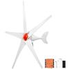 VEVOR Generatore Eolico 800 W 12 V Kit Turbina Eolica a 5 Pale, con Controller MPPT, Generatore AC Trifase a Magneti Permanenti, per Camper, Barca, Casa e Fattoria, Palo di Montaggio Non Incluso