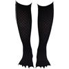 Hohopeti Calze a Dita Separate Aperte 1 Paio in Cotone Nero