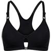 SIELEI Reggiseno Donna Aperto Davanti Sostegno ergonomico - Ideale per Lo Sport - Beauty 1806 - Designed Made in Italy (Nero, 2B)