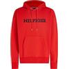 Tommy Hilfiger MAGLIA FELPA FELPE UOMO MW0MW33062 COTONE SNE ROSSO ORIGINAL 2024 Taglia M Colore Rosso