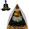JYNVO Piramide dell'Albero della Vita, Cristallo di Citrino per Guarigione, Regalo di Buona Fortuna per Ragazzi & Ragazze, Salute & Fortuna-Oro