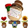 TerraDesign® | Statuetta Romantica con Rosa Rossa | Regalo Fidanzati Coppia