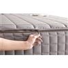 SWJ-swjssb Proteggi Materasso con Cerniera - Trapuntato, Coprimaterasso 80x190/140x200/160x190 cm, Imbottito, Personalizzabile per Singolo, Una Piazza e Mezza e Matrimoniale(Grigio chiaro,80x190x25cm)