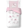 Jay Franco Set di biancheria da letto Jay Franco Kids Disney Aristocats - Biancheria da letto super morbida con federa, SOLO FONDINA, copripiumino non incluso, bianco, 2 pezzi, letto singolo