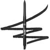 Revlon ColorStay Eyeliner Pencil, Matita Eyeliner Nera No-Transfer e Waterproof, Temperino e Sfumino Incorporati, 201 Black, 0.28g