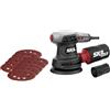 Skil Smerigliatrice orbitale AA da 300 Watt e 3 fogli abrasivi (con interruttore a gas, applicazione ergonomica con una sola mano, sistema di raccolta polvere integrato, smerigliatrice) F0157422AA