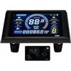 Caswynlife LCD-S966 - Display per bici elettrica 24-72 V per controller di protocollo n. 2, schermo a colori, tachimetro con funzione NFC, nero, 100 x 61 mm
