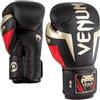 Venum Elite - Guanti da boxe, colore: nero/oro/rosso, 453 g