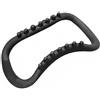 YsXoWiui Women Circle Anello Doppio Cerchio Attrezzo Fitness Stretching Apertura Spalle Sostegno Dorsale PP Solido Adatto a Pilates Sportivi Sollievo Tensione Muscolare, Nero