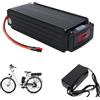 JHKJ Batteria per Portapacchi Posteriore da 48 Volt per ebike, 48V 13Ah 15.6Ah 18.2Ah 20.8Ah, Pacco Batteria al Litio per Motore di Bici elettrica con Caricabatterie,Anderson,48V 18.2Ah