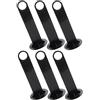 KJHBV Portaconi Disco Handheld Disc Cones Stands 6pezzi Pp Nero