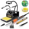 OIDJK Kit Saldatore a Stagno 100W, Supporto Robusto Antiscivolo, 180-500 °C